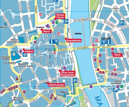 plattegrond kerstmarkt maasticht